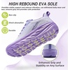 image:imageOrthoComfoot Womens Orthopedic Diabetic Wide Running Shoes Comfortable Casual Arch Support Plantar Fasciitis Fashion Sneakers High Arch Work Tennis Walking ShoesK4purple