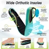image:imageOrthoComfoot Womens Orthopedic Diabetic Wide Running Shoes Comfortable Casual Arch Support Plantar Fasciitis Fashion Sneakers High Arch Work Tennis Walking ShoesK1black
