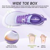 image:imageOrthoComfoot Womens Orthopedic Diabetic Wide Running Shoes Comfortable Casual Arch Support Plantar Fasciitis Fashion Sneakers High Arch Work Tennis Walking ShoesK4purple