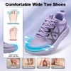 image:imageOrthoComfoot Womens Orthopedic Diabetic Wide Running Shoes Comfortable Casual Arch Support Plantar Fasciitis Orthotic Sneakers Breathable Swollen Work Sports Shoes for Foot and Heel Pain ReliefK3purple