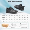 image:imageOrthoComfoot Womens Orthopedic Diabetic Wide Running Shoes Comfortable Casual Arch Support Plantar Fasciitis Orthotic Sneakers Breathable Swollen Work Sports Shoes for Foot and Heel Pain ReliefK1black