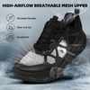 image:imageOrthoComfoot Womens Orthopedic Diabetic Wide Running Shoes Comfortable Casual Arch Support Plantar Fasciitis Orthotic Sneakers Breathable Swollen Work Sports Shoes for Foot and Heel Pain ReliefK1black