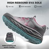 image:imageOrthoComfoot Womens Orthopedic Diabetic Wide Running Shoes Comfortable Casual Arch Support Plantar Fasciitis Orthotic Sneakers Breathable Swollen Work Sports Shoes for Foot and Heel Pain ReliefK2rose Red Gray