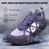 image:imageOrthoComfoot Womens Orthopedic Diabetic Wide Running Shoes Comfortable Casual Arch Support Plantar Fasciitis Orthotic Sneakers Breathable Swollen Work Sports Shoes for Foot and Heel Pain ReliefK3purple