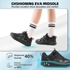 image:imageOrthoComfoot Womens Orthopedic Diabetic Wide Running Shoes Comfortable Casual Arch Support Plantar Fasciitis Orthotic Sneakers Breathable Swollen Work Sports Shoes for Foot and Heel Pain ReliefK1black