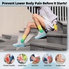 image:imageOrthoComfoot Womens Orthopedic Diabetic Wide Walking Shoes Comfortable Casual Arch Support Orthotic Plantar Fasciitis Sports Sneakers Swollen Feet Running Shoes for Foot and Heel Pain ReliefK2blueWhite