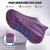 image:imageOrthoComfoot Womens Orthopedic Diabetic Wide Walking Shoes Comfortable Casual Arch Support Orthotic Plantar Fasciitis Sports Sneakers Swollen Feet Running Shoes for Foot and Heel Pain ReliefK3purple