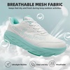 image:imageOrthoComfoot Womens Orthopedic Diabetic Wide Walking Shoes Comfortable Casual Arch Support Orthotic Plantar Fasciitis Sports Sneakers Swollen Feet Running Shoes for Foot and Heel Pain ReliefK2blueWhite