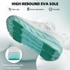 image:imageOrthoComfoot Womens Orthopedic Diabetic Wide Walking Shoes Comfortable Casual Arch Support Orthotic Plantar Fasciitis Sports Sneakers Swollen Feet Running Shoes for Foot and Heel Pain ReliefK2blueWhite