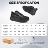 image:imageOrthoComfoot Womens Orthopedic Diabetic Wide Walking Shoes Comfortable Casual Arch Support Orthotic Plantar Fasciitis Sports Sneakers Swollen Feet Running Shoes for Foot and Heel Pain ReliefK1black
