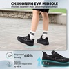 image:imageOrthoComfoot Womens Orthopedic Diabetic Wide Walking Shoes Comfortable Casual Arch Support Orthotic Plantar Fasciitis Sports Sneakers Swollen Feet Running Shoes for Foot and Heel Pain ReliefK1black