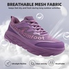 image:imageOrthoComfoot Womens Orthopedic Diabetic Wide Walking Shoes Comfortable Casual Arch Support Orthotic Plantar Fasciitis Sports Sneakers Swollen Feet Running Shoes for Foot and Heel Pain ReliefK3purple
