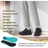 image:imageOrthoComfoot Womens Orthopedic Diabetic Wide Walking Shoes Comfortable Casual Arch Support Plantar Fasciitis Fashion Sneakers Work Tennis Orthotic High Arch Swollen Feet Shoes for Foot Heel PainK1black
