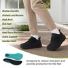 image:imageOrthoComfoot Womens Orthopedic Diabetic Wide Walking Shoes Comfortable Casual Arch Support Plantar Fasciitis Loafers Orthotic High Arch Swollen Feet Adjustable Work Shoes for Ankle and Heel PainK1black