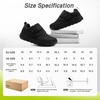 image:imageOrthoComfoot Womens Orthopedic Diabetic Wide Walking Shoes Comfortable Casual Arch Support Plantar Fasciitis Loafers Orthotic High Arch Swollen Feet Adjustable Work Shoes for Ankle and Heel PainK1black