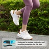 image:imageOrthoComfoot Womens Orthopedic Fashion Sneakers Arch Support Comfortable Walking Shoes for Plantar Fasciitis Orthotic Casual Running Sports Sneakers for Ankle amp Foot Pain ReliefW2beige