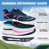 image:imageOrthoComfoot Womens Orthopedic Road Running ShoesComfortable Arch Support Plantar Fasciitis Sports Sneakers Casual Orthotic Supportive Athletic Walking Shoes for Foot amp Heel Pain ReliefW3navy Blue