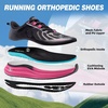 image:imageOrthoComfoot Womens Orthopedic Running Shoes Comfort Arch Support Plantar Fasciitis Orthotic Sports Exercise Fashion Sneakers Casual Gym Tennis Work Walking Shoes for Foot and Heel PainW1black