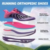 image:imageOrthoComfoot Womens Orthopedic Running Shoes Comfort Arch Support Plantar Fasciitis Orthotic Sports Exercise Fashion Sneakers Casual Gym Tennis Work Walking Shoes for Foot and Heel PainW2rose Purple