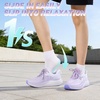 image:imageOrthoComfoot Womens Orthopedic Running Shoes Comfort Arch Support Plantar Fasciitis Orthotic Sports Exercise Fashion Sneakers Casual Gym Tennis Work Walking Shoes for Foot and Heel PainW3light Purple