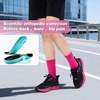image:imageOrthoComfoot Womens Orthopedic Running Shoes Comfort Arch Support Plantar Fasciitis Orthotic Sports Exercise Fashion Sneakers Casual Gym Tennis Work Walking Shoes for Foot and Heel PainW1black