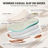 image:imageOrthoComfoot Womens Orthopedic Slip On Loafers Walking Shoes Comfortable Arch Support Slippers for Plantar Fasciitis Casual Soft Flat Feet Orthotic House Shoes for Foot and Heel Pain ReliefW3beige