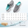 image:imageOrthoComfoot Womens Orthopedic Slip On Loafers Walking Shoes Comfortable Arch Support Slippers for Plantar Fasciitis Casual Soft Flat Feet Orthotic House Shoes for Foot and Heel Pain ReliefW4grey