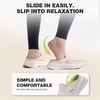 image:imageOrthoComfoot Womens Orthopedic Slip On Loafers Walking Shoes Comfortable Arch Support Slippers for Plantar Fasciitis Casual Soft Flat Feet Orthotic House Shoes for Foot and Heel Pain ReliefW3beige