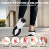 image:imageOrthoComfoot Womens Orthopedic Slip On Loafers Walking Shoes Comfortable Arch Support Slippers for Plantar Fasciitis Casual Soft Flat Feet Orthotic House Shoes for Foot and Heel Pain ReliefW1black