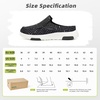 image:imageOrthoComfoot Womens Orthopedic SlipOn Loafers Walking Shoes Comfortable Arch Support Slippers for Plantar Fasciitis Casual Canvas Orthotic Mule Clogs for Foot Heel Pain ReliefW7 BlackWhite