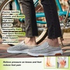 image:imageOrthoComfoot Womens Orthopedic SlipOn Loafers Walking Shoes Comfortable Arch Support Slippers for Plantar Fasciitis Casual Canvas Orthotic Mule Clogs for Foot Heel Pain ReliefW1greyLime