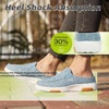 image:imageOrthoComfoot Womens Orthopedic SlipOn Loafers Walking Shoes Comfortable Arch Support Slippers for Plantar Fasciitis Casual Canvas Orthotic Mule Clogs for Foot Heel Pain ReliefW6blueBrown