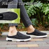 image:imageOrthoComfoot Womens Orthopedic SlipOn Loafers Walking Shoes Comfortable Arch Support Slippers for Plantar Fasciitis Casual Canvas Orthotic Mule Clogs for Foot Heel Pain ReliefW7 BlackWhite