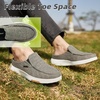image:imageOrthoComfoot Womens Orthopedic SlipOn Loafers Walking Shoes Comfortable Arch Support Slippers for Plantar Fasciitis Casual Canvas Orthotic Mule Clogs for Foot Heel Pain ReliefW3 BlackFuchia