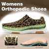 image:imageOrthoComfoot Womens Orthopedic SlipOn Loafers Walking Shoes Comfortable Plantar Fasciitis Loafers with Arch Support for Flat Feet Casual Orthotic Shoes for Foot and Heel Pain ReliefW16leopard
