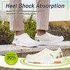 image:imageOrthoComfoot Womens Orthopedic SlipOn Loafers Walking Shoes Comfortable Plantar Fasciitis Loafers with Arch Support for Flat Feet Casual Orthotic Shoes for Foot and Heel Pain ReliefW2beige