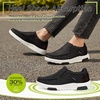 image:imageOrthoComfoot Womens Orthopedic SlipOn Loafers Walking Shoes Comfortable Plantar Fasciitis Loafers with Arch Support for Flat Feet Casual Orthotic Shoes for Foot and Heel Pain ReliefW8black