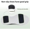 image:imageOrthoComfoot Womens Orthopedic SlipOn Loafers Walking Shoes Comfortable Plantar Fasciitis Loafers with Arch Support for Flat Feet Casual Orthotic Shoes for Foot and Heel Pain ReliefW5black White