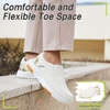 image:imageOrthoComfoot Womens Orthopedic SlipOn Loafers Walking Shoes Comfortable Plantar Fasciitis Loafers with Arch Support for Flat Feet Casual Orthotic Shoes for Foot and Heel Pain ReliefW2beige