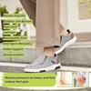 image:imageOrthoComfoot Womens Orthopedic SlipOn Loafers Walking Shoes Comfortable Plantar Fasciitis Loafers with Arch Support for Flat Feet Casual Orthotic Shoes for Foot and Heel Pain ReliefW7greyBrown