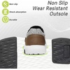 image:imageOrthoComfoot Womens Orthopedic SlipOn Loafers Walking Shoes Comfortable Plantar Fasciitis Loafers with Arch Support for Flat Feet Casual Orthotic Shoes for Foot and Heel Pain ReliefW7greyBrown