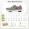image:imageOrthoComfoot Womens Orthopedic SlipOn Loafers Walking Shoes Comfortable Plantar Fasciitis Loafers with Arch Support for Flat Feet Casual Orthotic Shoes for Foot and Heel Pain ReliefW9lightgrey  Coral