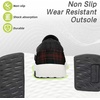 image:imageOrthoComfoot Womens Orthopedic SlipOn Loafers Walking Shoes Comfortable Plantar Fasciitis Loafers with Arch Support for Flat Feet Casual Orthotic Shoes for Foot and Heel Pain ReliefW8black