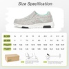 image:imageOrthoComfoot Womens Orthopedic SlipOn Loafers Walking Shoes Comfortable Plantar Fasciitis Loafers with Arch Support for Flat Feet Casual Orthotic Shoes for Foot and Heel Pain ReliefW1light Greygreen