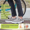 image:imageOrthoComfoot Womens Orthopedic SlipOn Loafers Walking Shoes Comfortable Plantar Fasciitis Loafers with Arch Support for Flat Feet Casual Orthotic Shoes for Foot and Heel Pain ReliefW9lightgrey  Coral