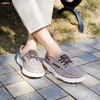 image:imageOrthoComfoot Womens Orthopedic Walking Shoes Slip On Loafers Comfortable Orthotic Shoes with Arch Support for Flat Feet Casual Plantar Fasciitis Deck Loafers for Heel and Foot Pain ReliefW5 Dark Brown