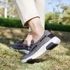 image:imageOrthoComfoot Womens Orthopedic Walking Shoes Slip On Loafers Comfortable Orthotic Shoes with Arch Support for Flat Feet Casual Plantar Fasciitis Deck Loafers for Heel and Foot Pain ReliefW1blackGrey