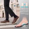 image:imageOrthopedic Business Leather Dress Shoes Comfortable Arch Support Plantar Fasciitis Formal Tuxedo Oxford for Mens Casual Modern Classic Wingtip Slip On Loafers for Foot and Heel Pain ReliefW2dark Brown