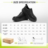 image:imageOrthopedic Diabetic Leather Dress Shoes Wide Toe Box Comfortable Arch Support Plantar Fasciitis Oxford for Mens Orthotics Hammer Toes Flat Feet Casual Slip On Loafers for Foot and Heel Pain ReliefK1black