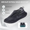image:imageOrthopedic Road Running Shoes for Womens Comfortable Casual Arch Support Plantar Fasciitis Flat Feet Tennis Walking Shoes Orthotic Supportive Athletic Sports Sneakers for Foot Heel Pain ReliefW1black